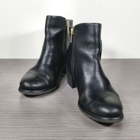 Pikolinos Tassel Zip, Cap Toe Booties, Black Leather, Womens Size 5 M / 35 - Picture 4 of 11